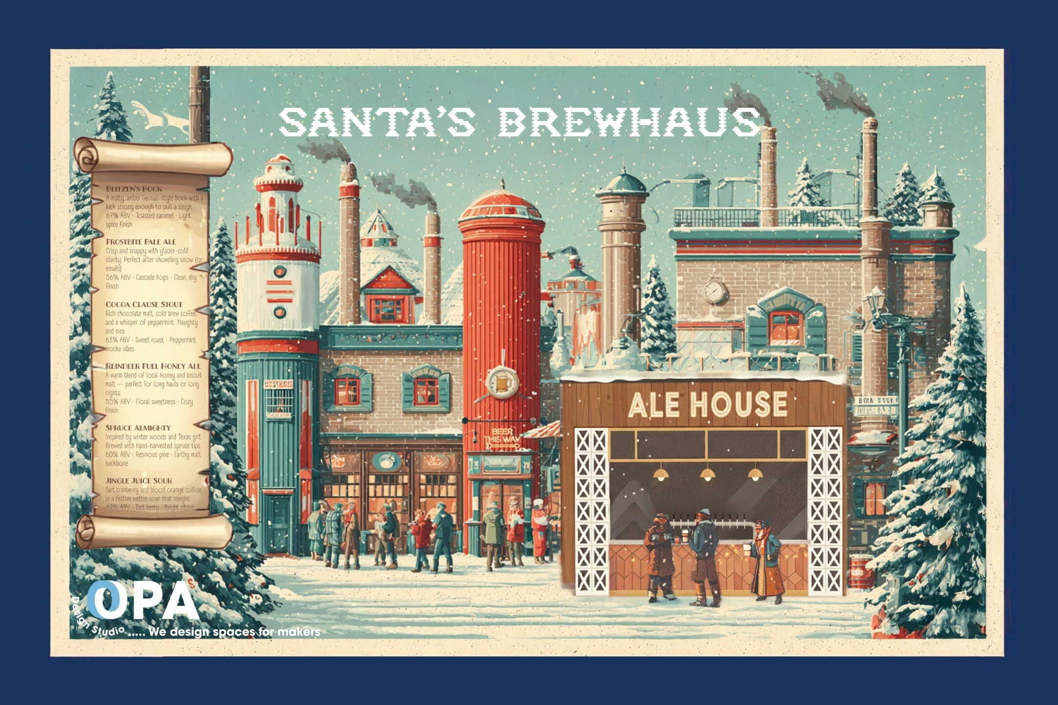 Santa’s Brewhaus — OPA Design Studio